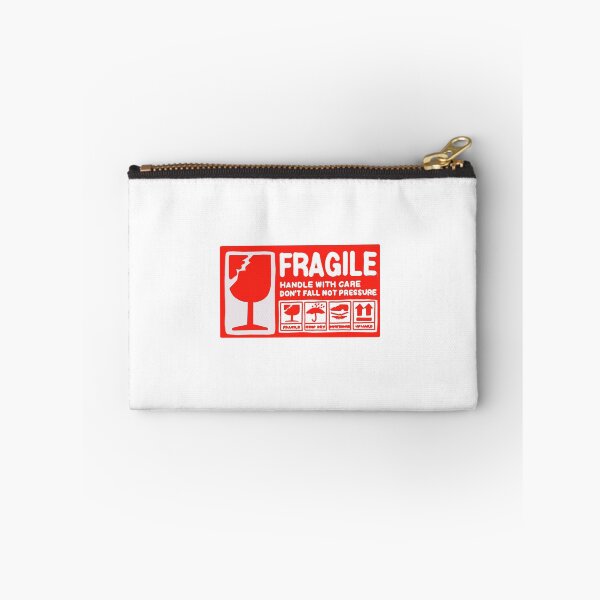 Item preview, Red Fragile label package sticker designed and sold by Karinayusuf.