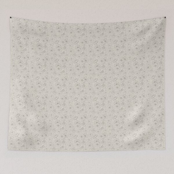 Item preview, Flowers beige designed and sold by Tayastore.