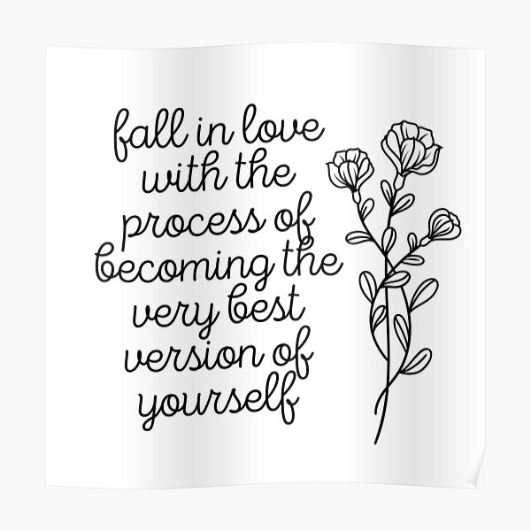 Best Version Of Yourself Posters Redbubble