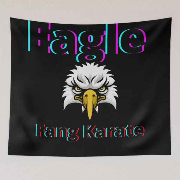 Item preview, Funny Eagle Fang Retro Karate Gift For men women designed and sold by Viktor Kabbach.