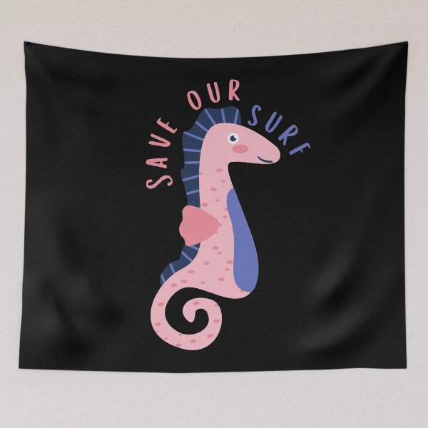 Item preview, Seahorse Save Our Surf designed and sold by casualism.