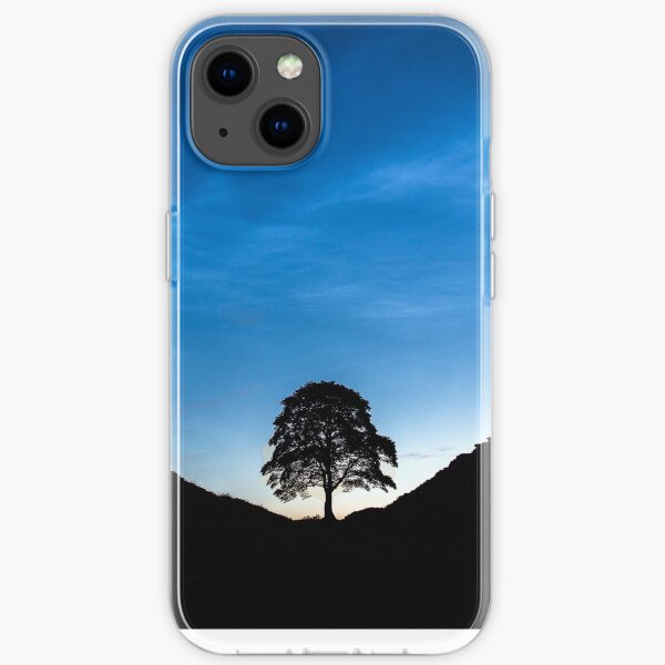 Sycamore Gap and Noctilucent Clouds iPhone Soft Case