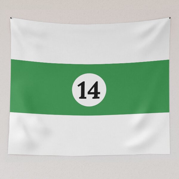 Item preview, Billiard 14 Ball Green Stripes  designed and sold by Taumaturgo.