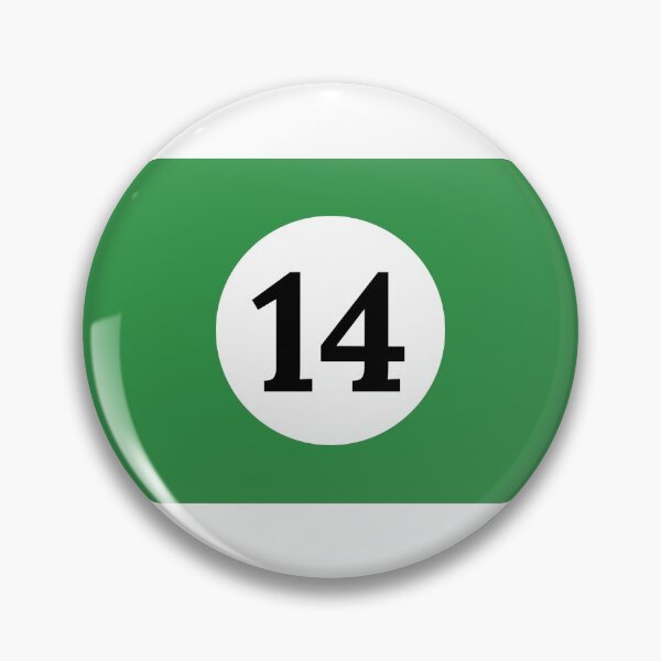 Item preview, Billiard 14 Ball Green Stripes  designed and sold by Taumaturgo.