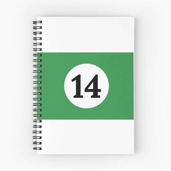 Item preview, Billiard 14 Ball Green Stripes  designed and sold by Taumaturgo.