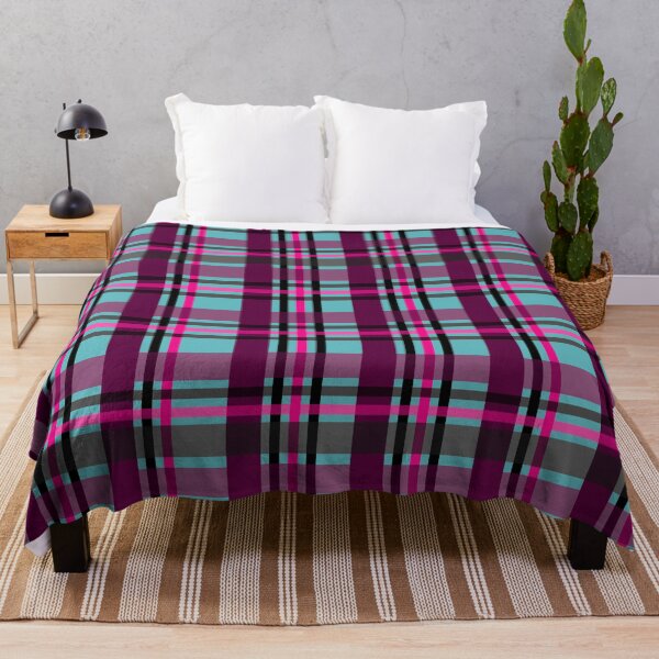 Item preview, Blue Pink And Black Plaid designed and sold by virilamissa.