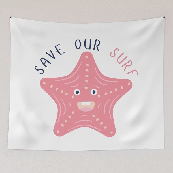 Item preview, Starfish Save Our Surf designed and sold by casualism.