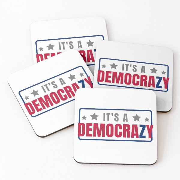 Item preview, It's a Democracy / Democrazy - 2 designed and sold by DrawingBoard.