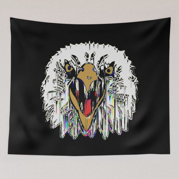 Item preview, EKF | Eagle Fang Karate HD Logo Mascot Glitched | Official Parody Art designed and sold by Mxdesign888.