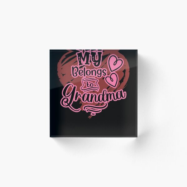 Item preview, My Heart Belongs To Grandma! Cute Valentine Grandmother Gift designed and sold by Br. Mom of 2.