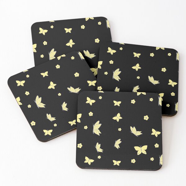 Item preview, Butterfly Pattern (black background) designed and sold by awesomenerdshop.