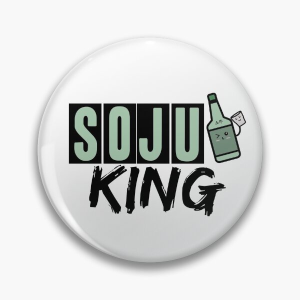 Artikelvorschau, Soju King Lustiges Trinken Koreanischer Geburtstag Schwarz entworfen und verkauft von RainbowPandas.