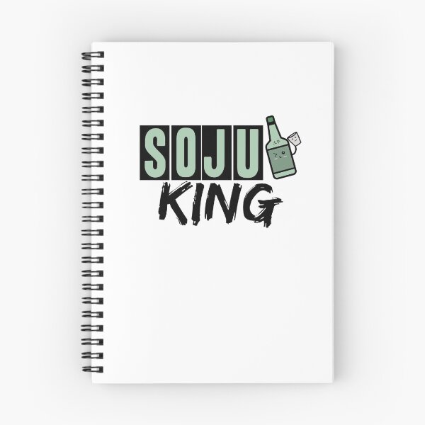 Item preview, Soju King Funny Drinking Korean Birthday Black designed and sold by RainbowPandas.
