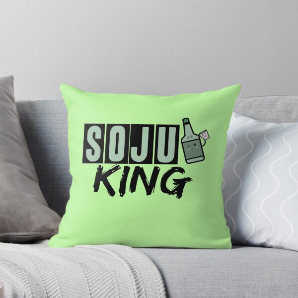 Item preview, Soju King Funny Drinking Korean Birthday Black designed and sold by RainbowPandas.