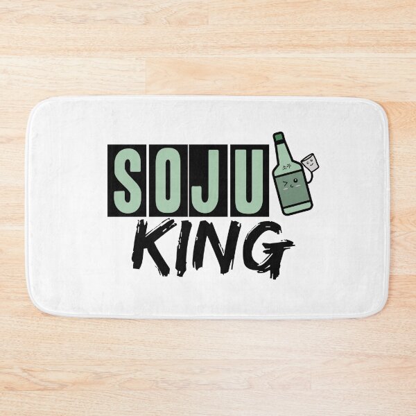 Item preview, Soju King Funny Drinking Korean Birthday Black designed and sold by RainbowPandas.