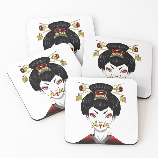 Item preview, Japanese Demon Geisha designed and sold by cinderk123.