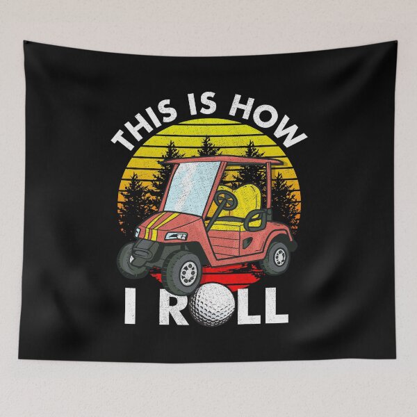 Item preview, This Is How I Roll Golf Cart Funny Golfer Pun designed and sold by perfectpresents.