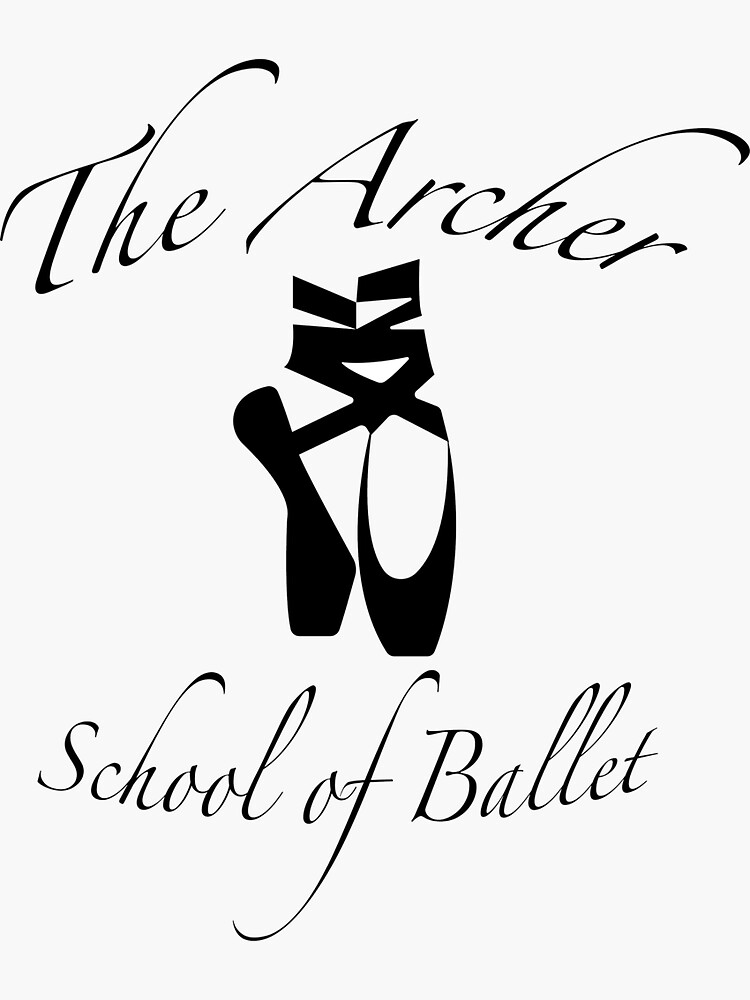 "Tiny Pretty Things Archer School of Ballet" Sticker by simpson177