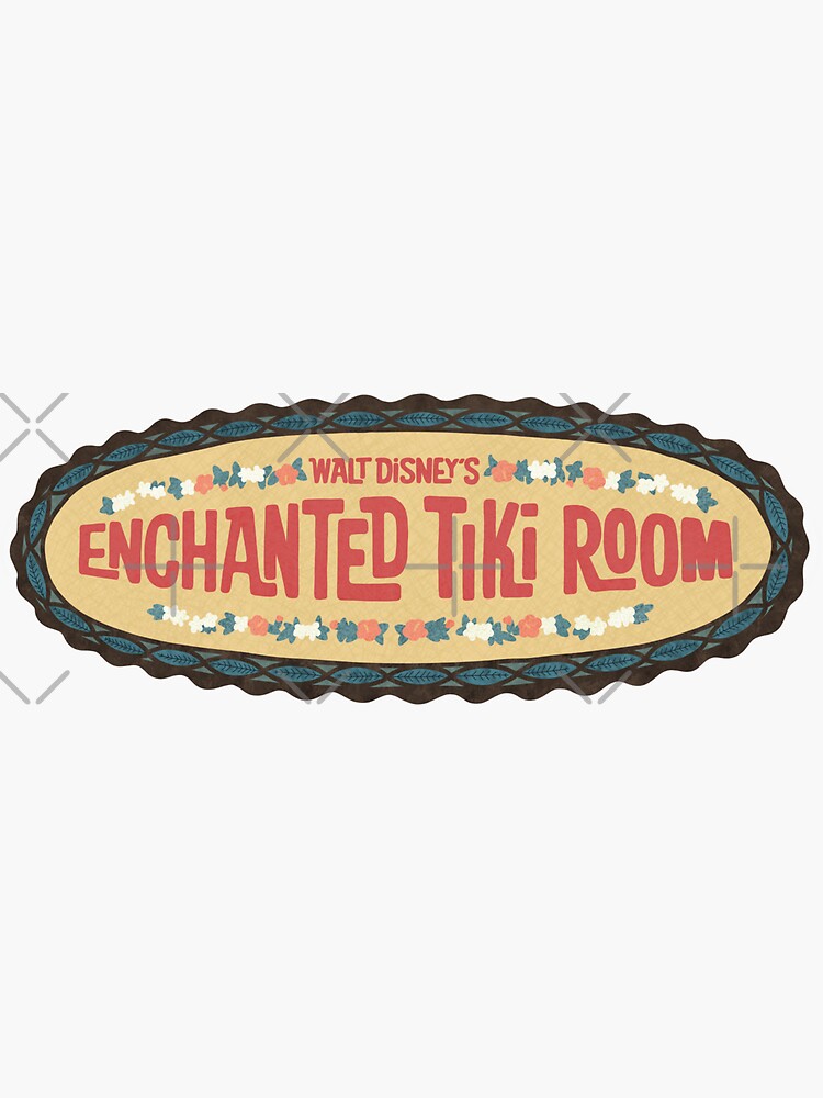 Enchanted tiki room sign sale