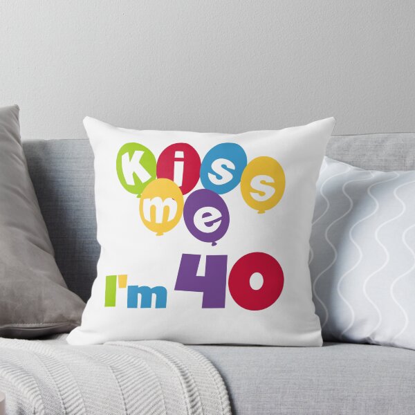 Item preview, Birthday Balloons Kiss Me I'm 40 designed and sold by peacockcards.