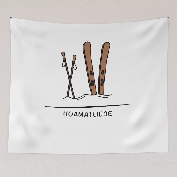 Item preview, SHIPPING HOAMATLIEBE | For the love of home skiing designed and sold by yourtravelguide.