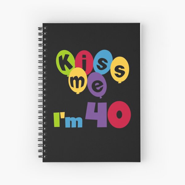Item preview, Birthday Balloons Kiss Me I'm 40 designed and sold by peacockcards.