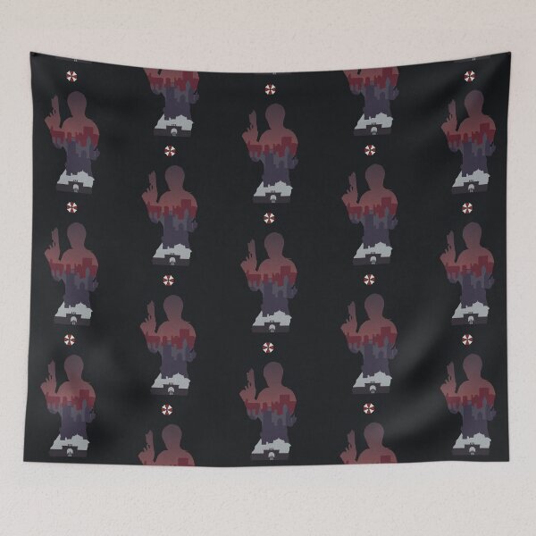 Item preview, Leon Kennedy (Dark) - Minimalist Silhouette Style - Video Game Art designed and sold by PopCultArcade.