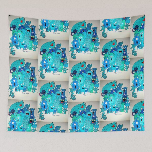 Item preview, Blue monster designed and sold by enha-dj2020.