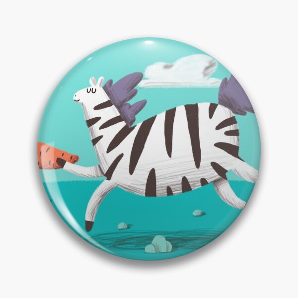 Item preview, zebra with carrot designed and sold by Lacrimosa Ira.