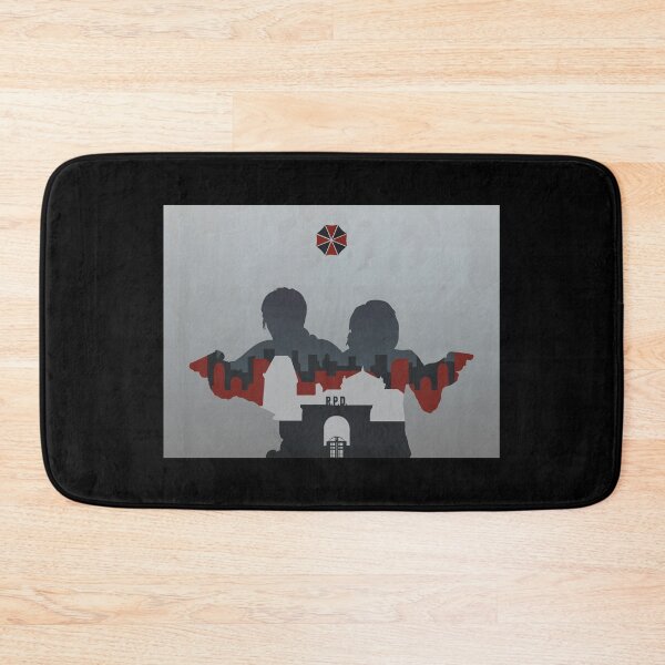 Item preview, Jill Valentine & Leon Kennedy (Light) - Minimalist Silhouette Style - Video Game Art designed and sold by PopCultArcade.