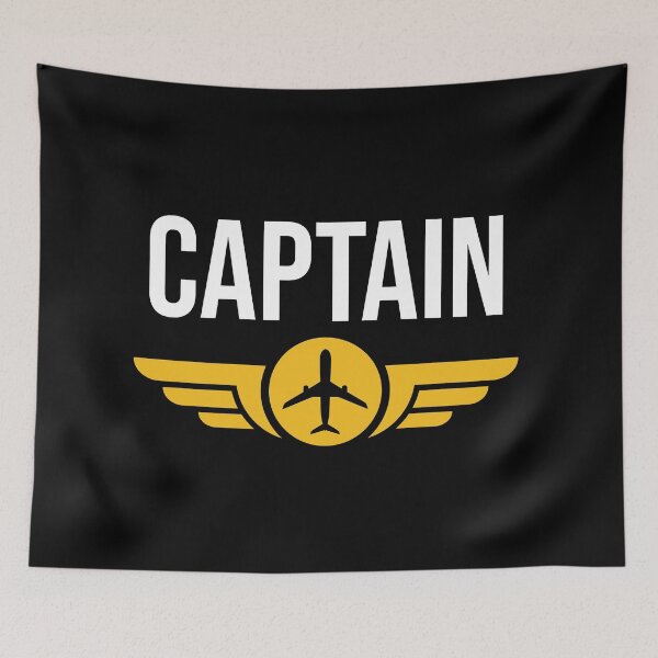 Item preview, Aviation Pilot Captain designed and sold by Uppercase Tees.