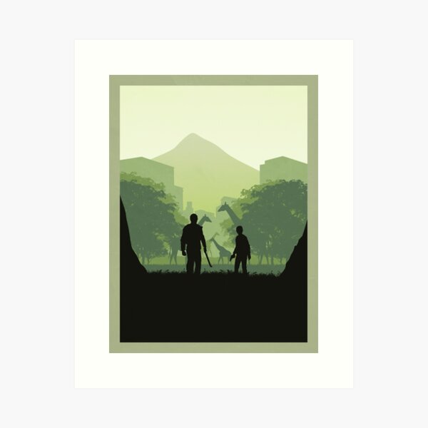 Item preview, The Last of Us - Minimalist Travel Style - Video Game Art designed and sold by PopCultArcade.