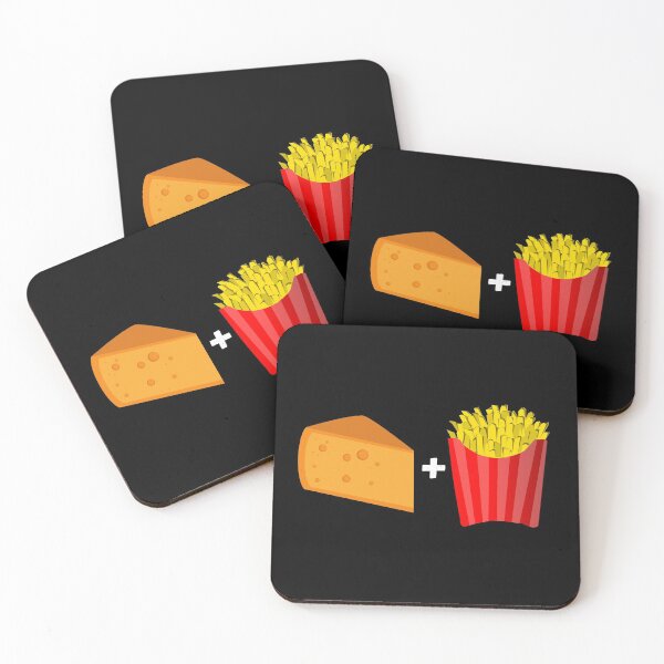 Item preview, CHEESE + FRIES Funny Cheese Fries & Food Humor  designed and sold by ZEROXCOOL.