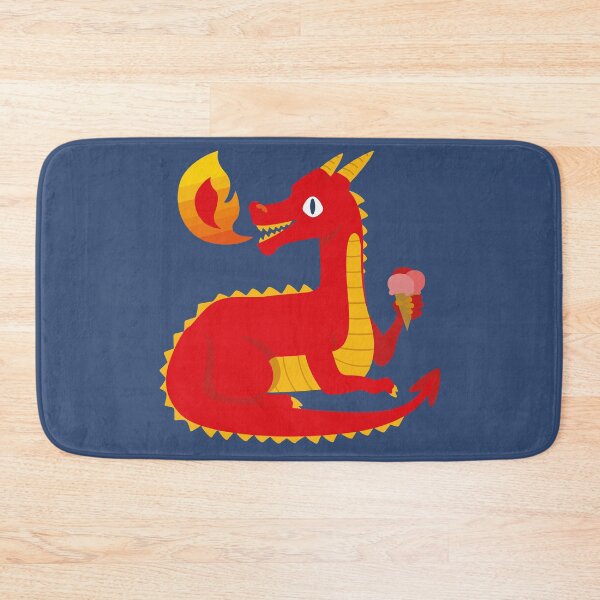 Item preview, Playful Dragon Eating Ice Cream designed and sold by SLAG-Creative.