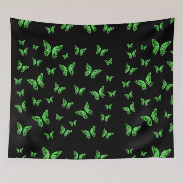 Item preview, GREEN BUTTERFLIES designed and sold by PureGeometry.