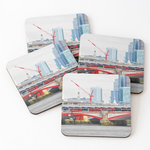 Item preview, London-Red Buses on Bridge Scenery designed and sold by cacnff.