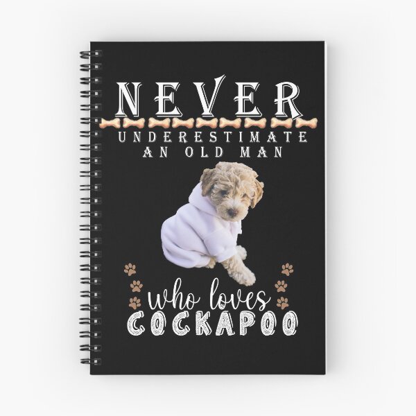 Item preview,  Never underestimate an old man who loves Cockapoo designed and sold by . JustBeUnique ..