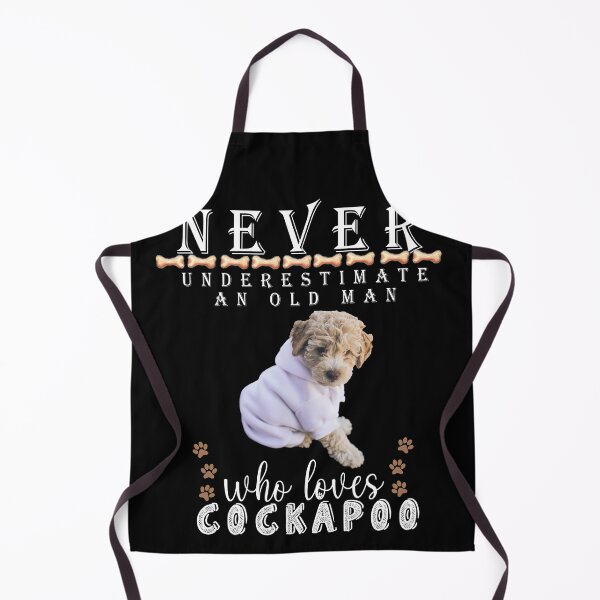 Item preview, Never underestimate an old man who loves Cockapoo designed and sold by . JustBeUnique ..