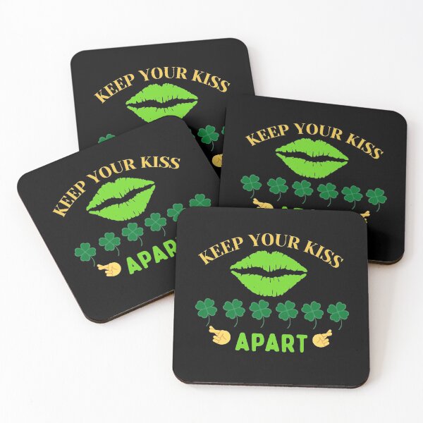 Item preview, Funny St Patrick's Day Keep You Kiss Six Clover Leaves Apart designed and sold by dreamofdenim.