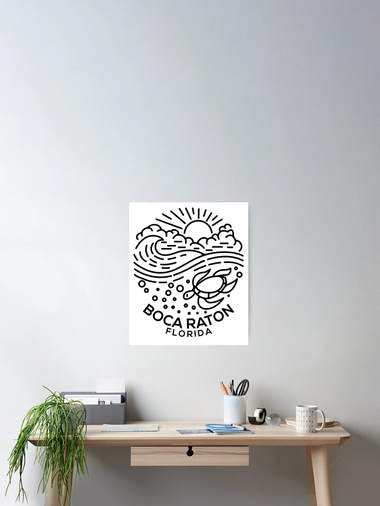 Thumbnail 2 of 3, Poster, Boca Raton FL designed and sold by HalpinDesign.