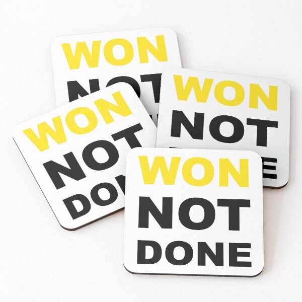 Item preview, Won Not Done Funny Quote Short Joke Husband Wife Friend Gift  designed and sold by cattiktoks1718.