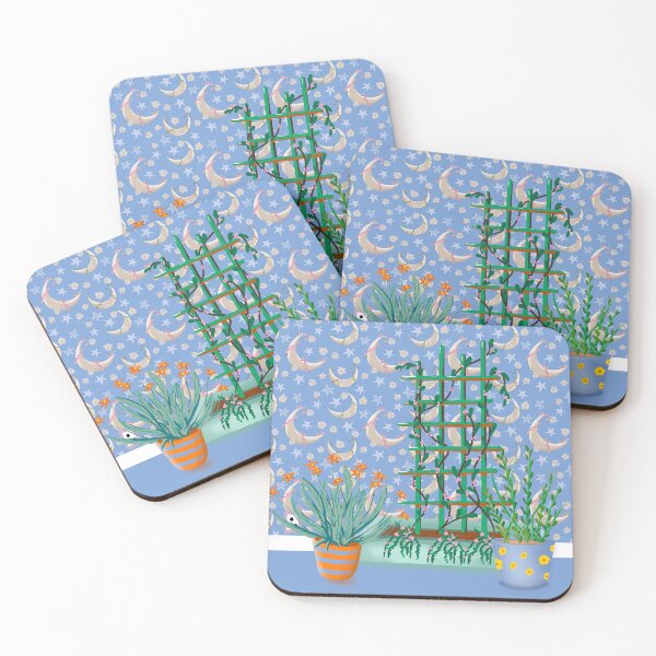 Item preview, Dreamy house plants  designed and sold by sueshormanart.