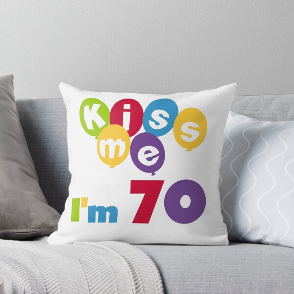 Item preview, Birthday Balloons Kiss Me I'm 70 designed and sold by peacockcards.