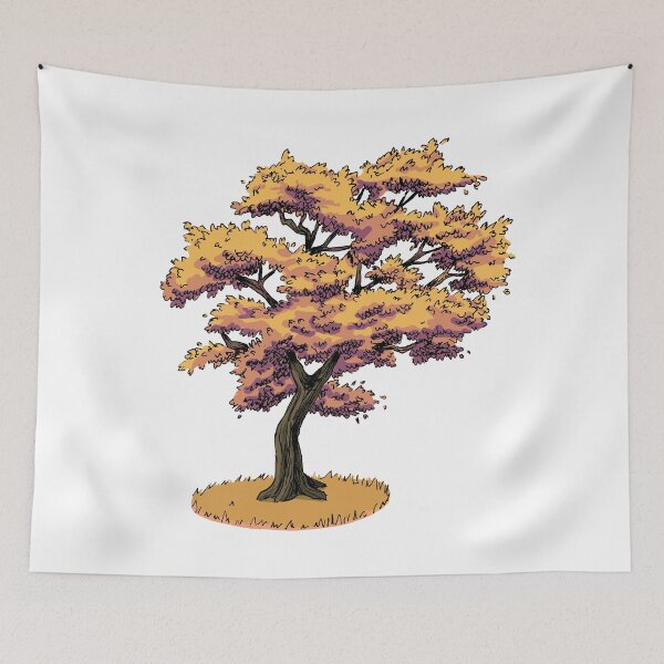 Item preview, Orange autumn tree without background designed and sold by CecyLL.