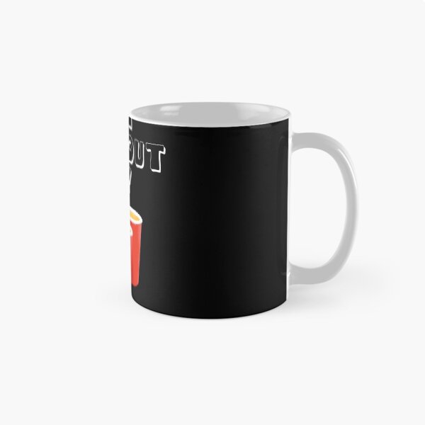 Aperçu de l'œuvre Pas sans mes tasses rouges College House Party Célébrer - Blanc créée et vendue par dJ-Design.