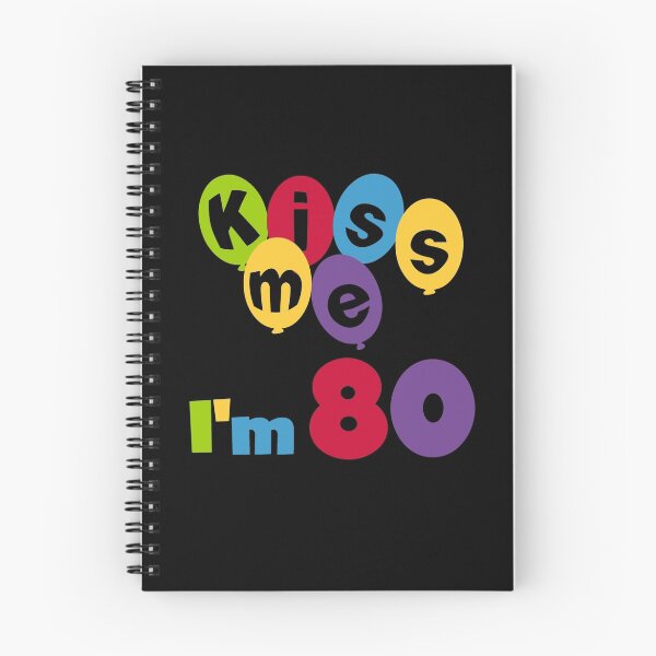 Item preview, Birthday Balloons Kiss Me I'm 80 designed and sold by peacockcards.