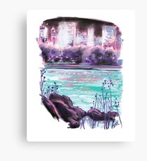 Manhattan in Bloom - Skyline from Central Park Canvas Print
