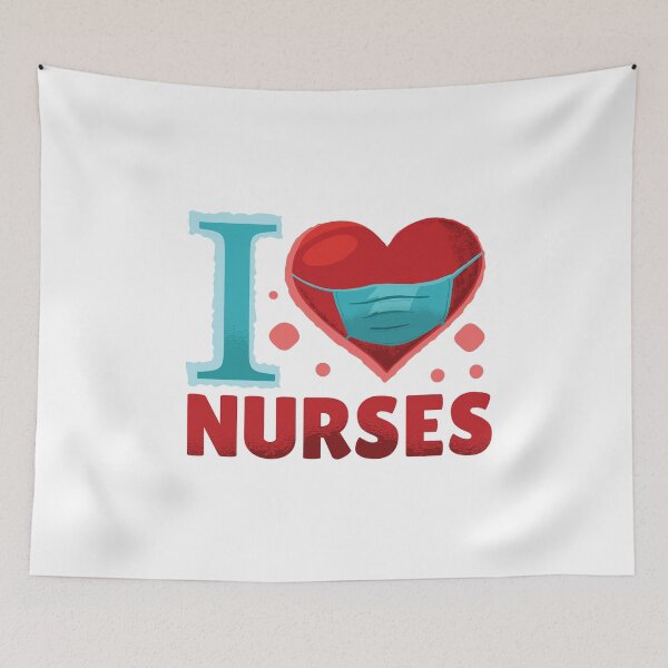 Item preview, I love nurses designed and sold by Piztees.