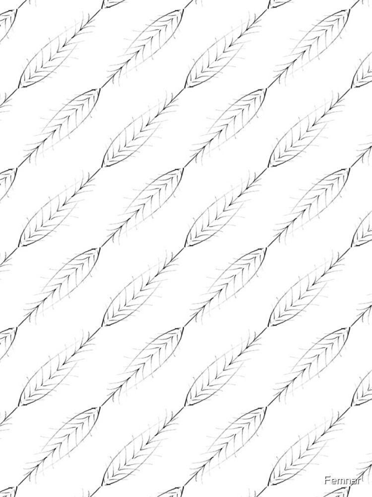 Thumbnail 5 of 5, iPhone Case, Feather Pattern designed and sold by Femnar.