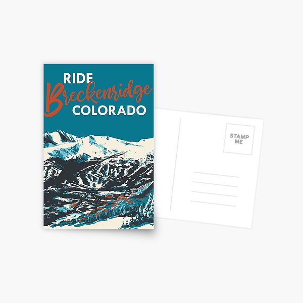 Item preview, Breckenridge Vintage Snowboarding Poster designed and sold by ROEDERcraft.